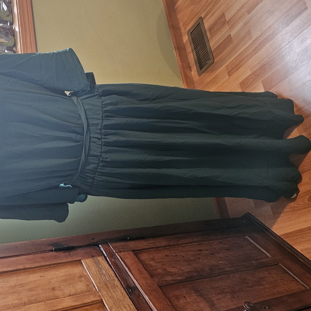 BloomChic size 26 Elegant green Maxi Dress